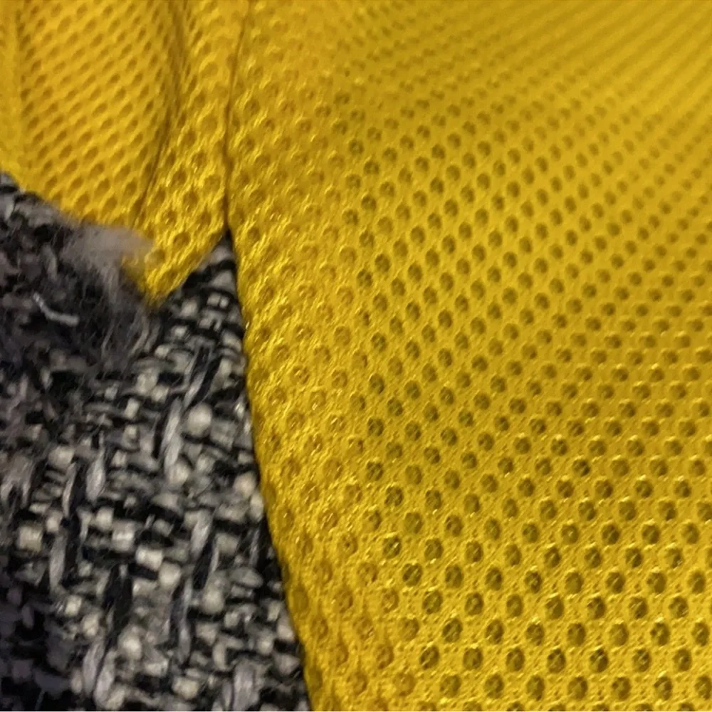 REBECCA MINKOFF Tweed Mini Skirt in Gray and Butter Yellow, Women’s Size 0